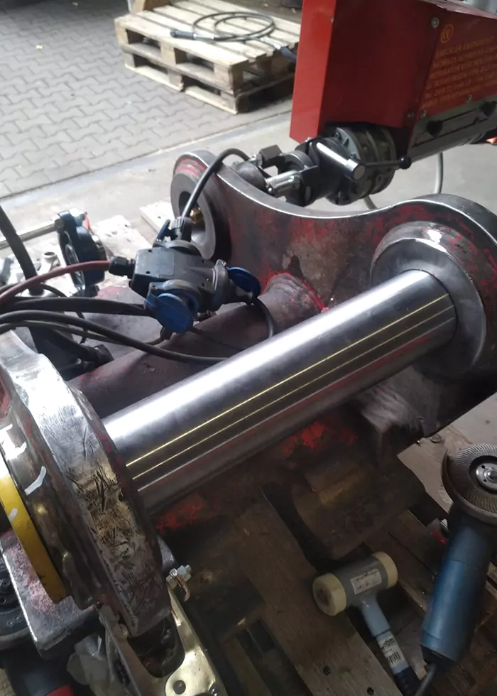 Große mobile Bohrmaschine